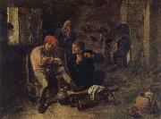 BROUWER, Adriaen Scene in a Tavern oil painting reproduction